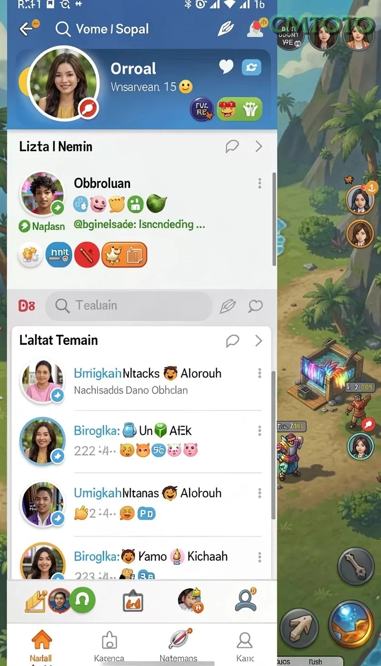 Cuplikan layar GIM999 — aktivitas