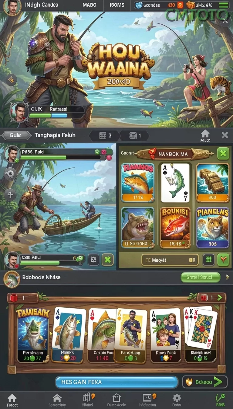 Cuplikan layar BANDARLOTRE — menu navigasi