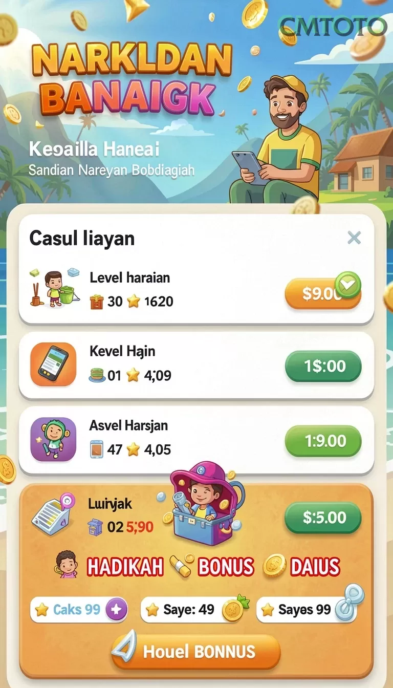 Cuplikan layar OMUTOGEL — halaman utama