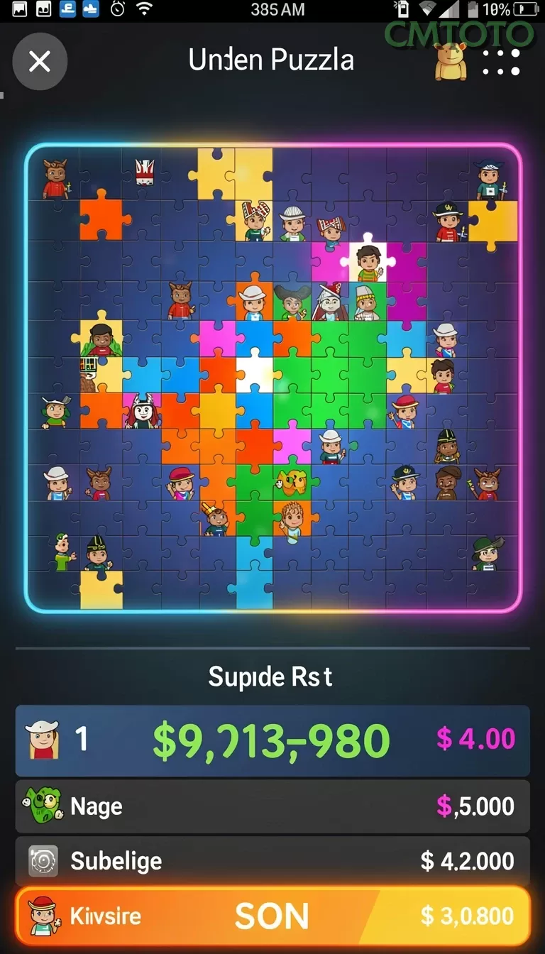Cuplikan layar OMUTOGEL — pengaturan akun