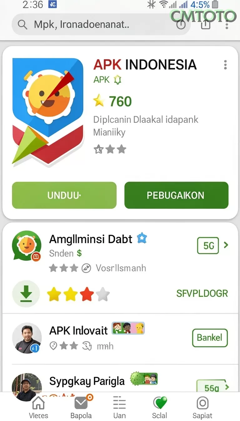 Cuplikan layar HAO788 — pengaturan akun